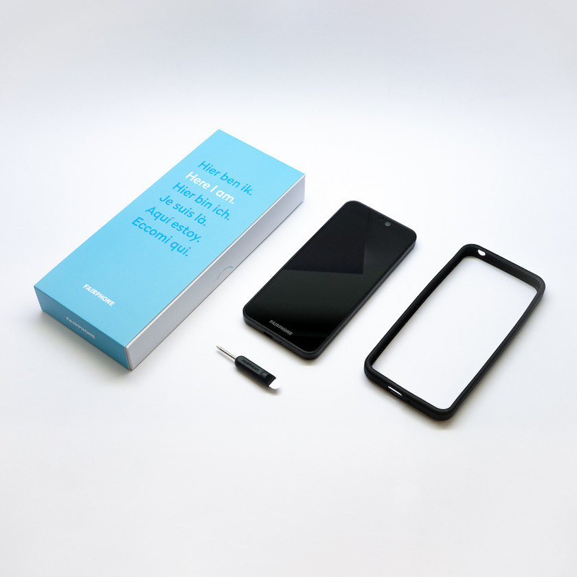 Fairphone 3 embalagem